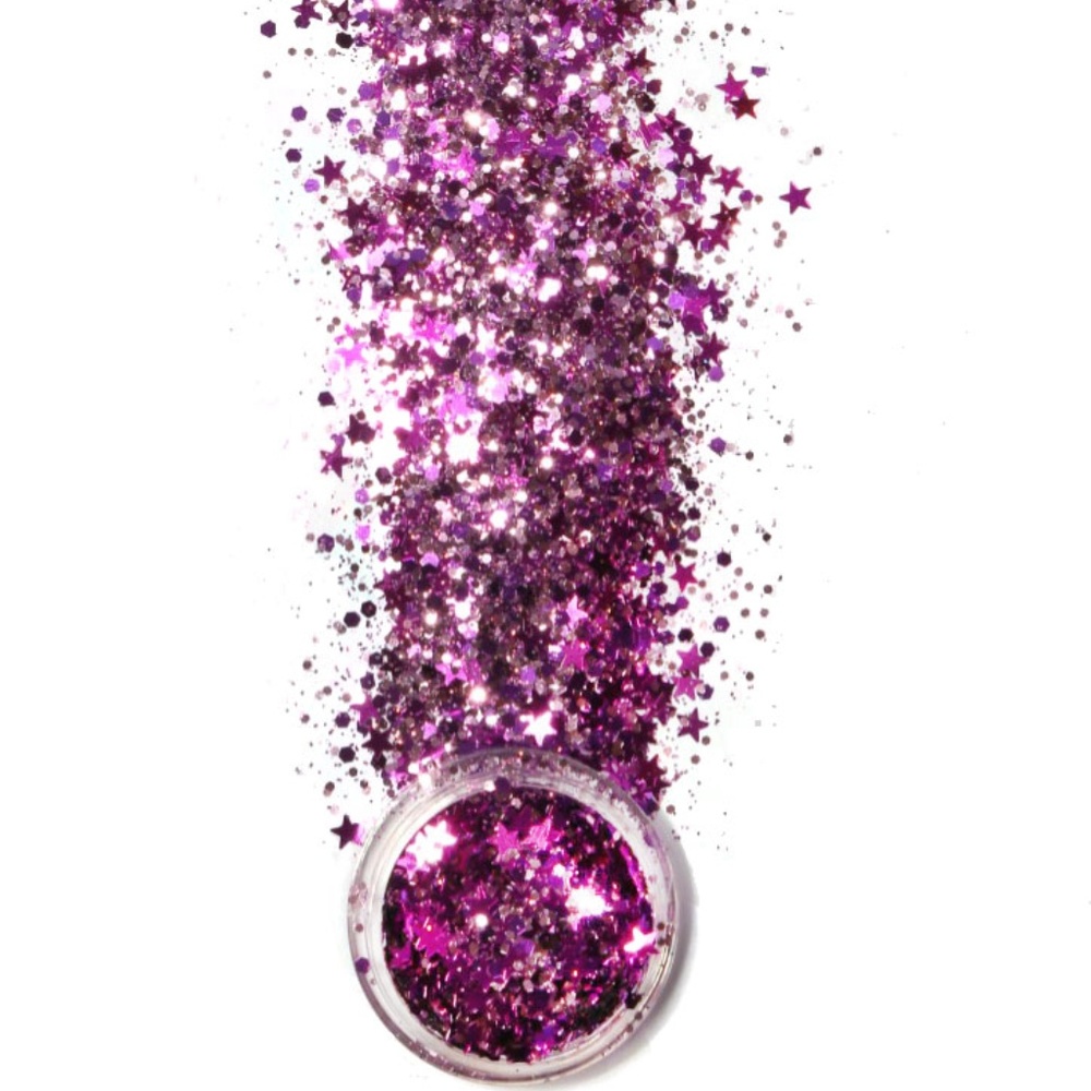 Purple Cosmetic Glitter Chunky Glitter
